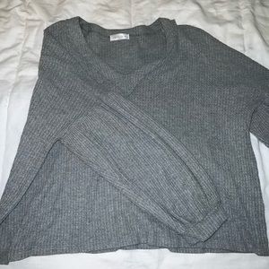 Balloon sleeve sweater